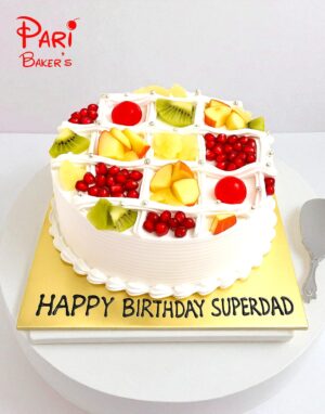 whipped cream fruit cake