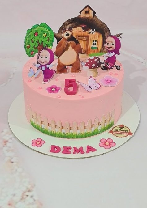masha n bear cake