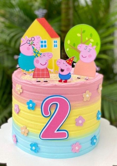 peppa pig cakes