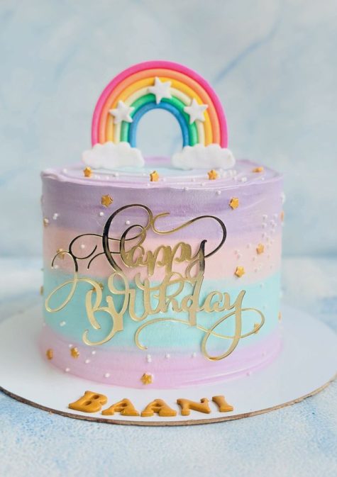 rainbow cakes